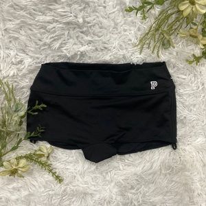 PINK Ultimate Black Gym to Swim Short-Size S